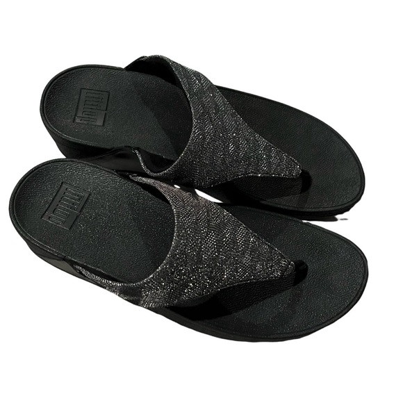 FITFLOP Wedge Platform Sandals Size 8 - Picture 1 of 4